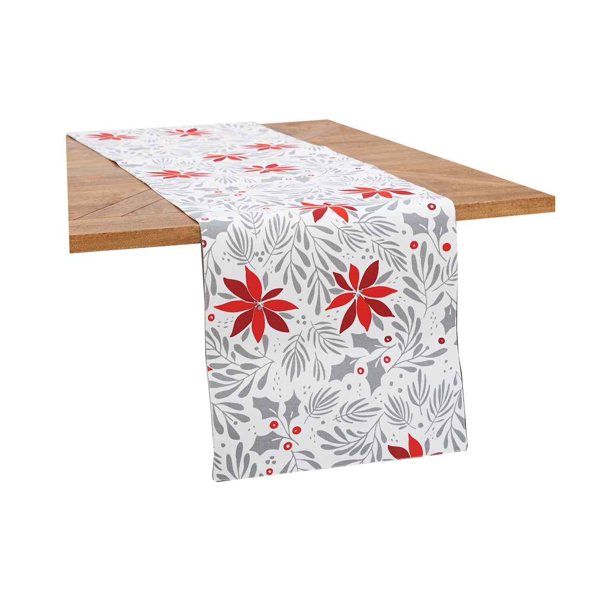 Poinsettia Christmas Table Linens