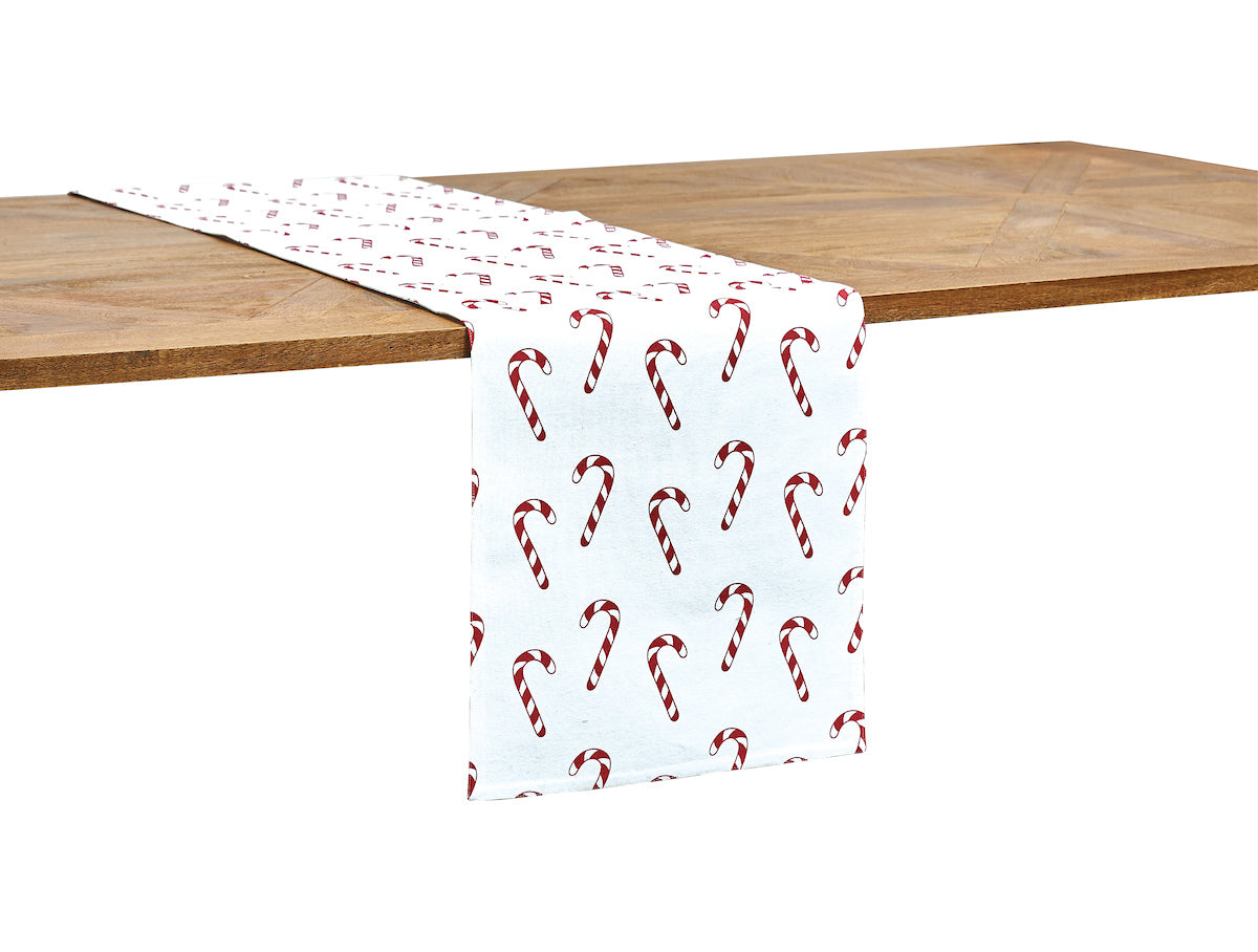 Candy Cane Wishes Table Linens