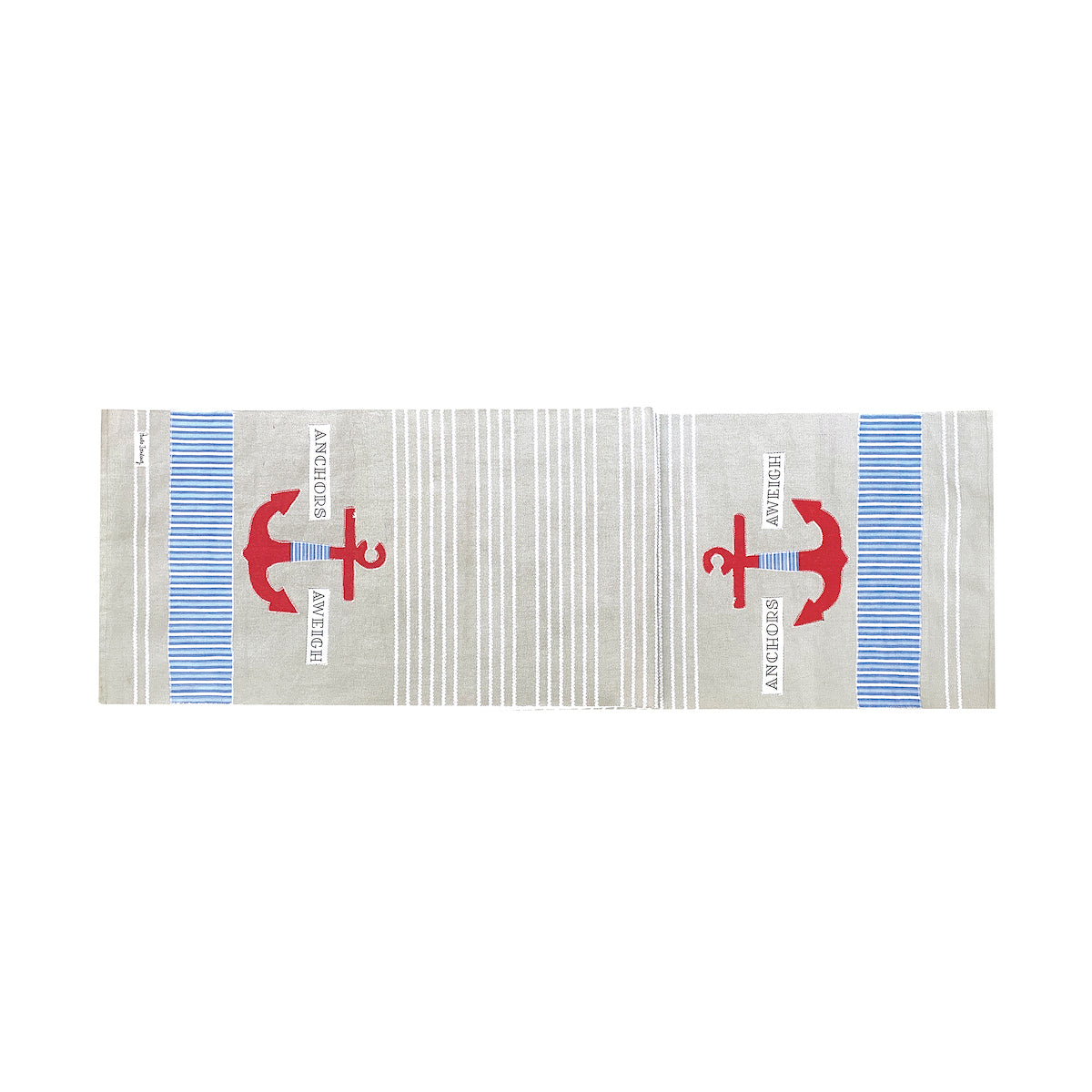 Anchor Stripe Printed Runner