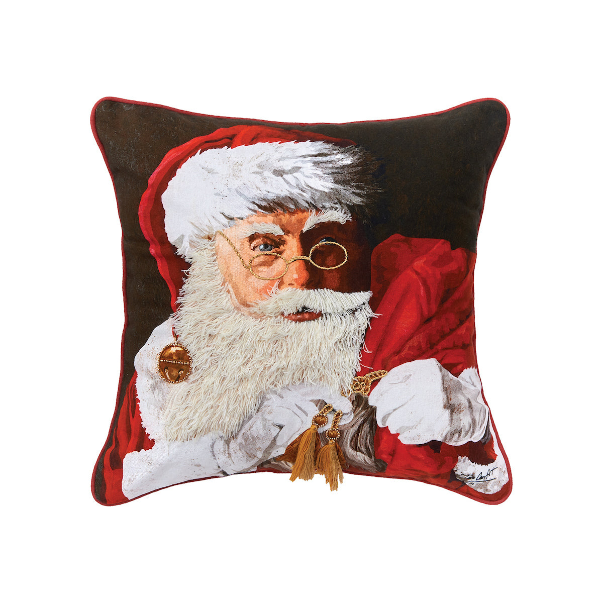 Santa Claus with Toys Pillow