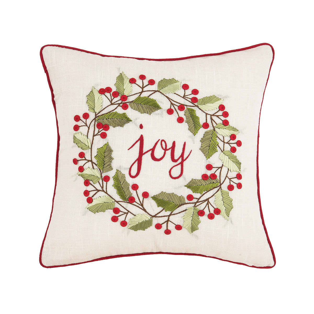 Joy Wreath Pillow