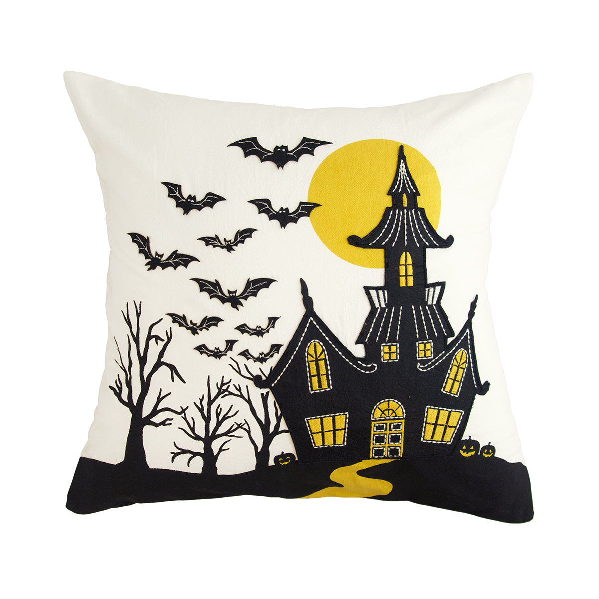 18in. x 18in. Haunted House Pillow