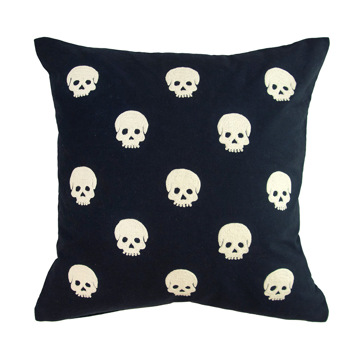18in. x 18in. Spooky Skulls Pillow