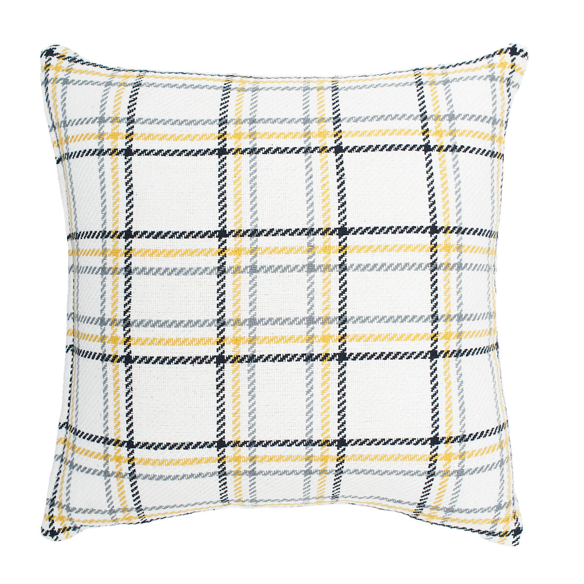 Honey Bee Plaid Pillow
