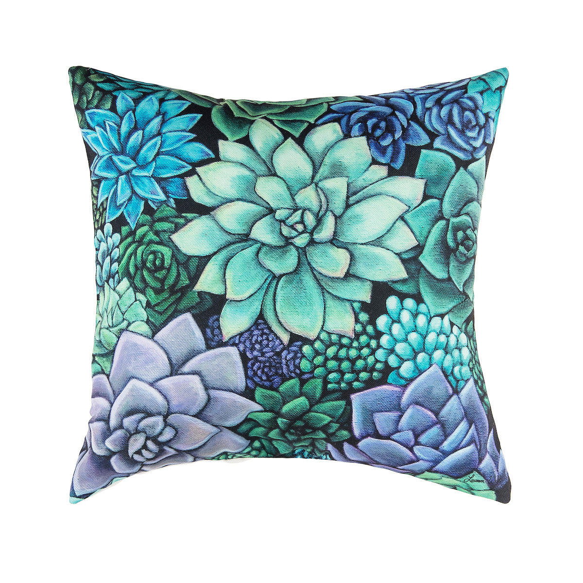 Succulent Indoor Outdoor Pillow