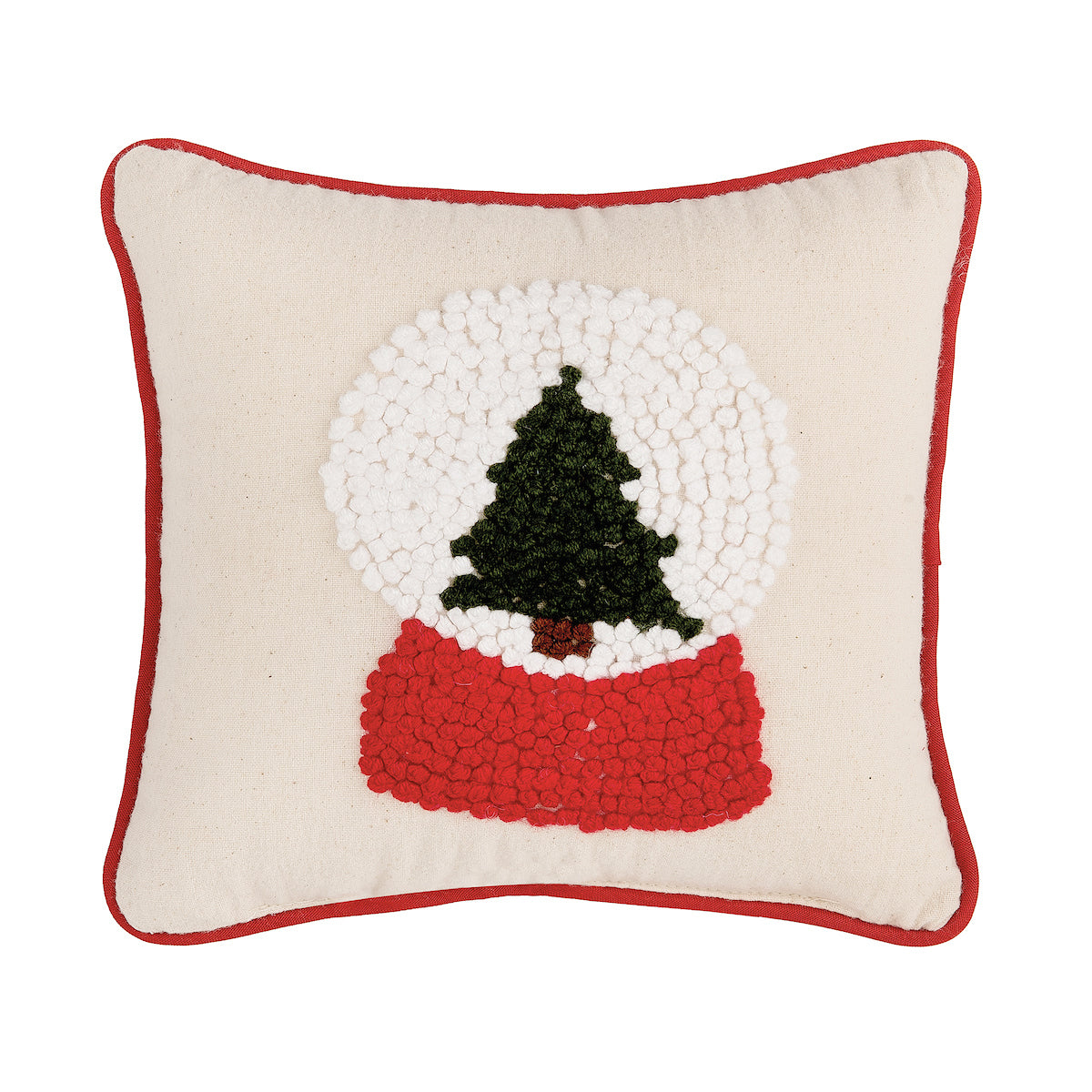 Snow Globe Tree Mini Pillow