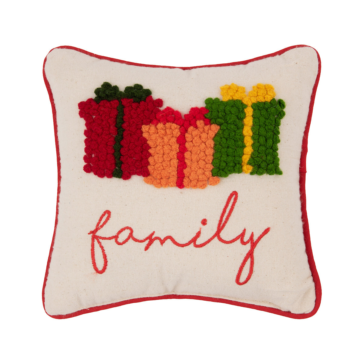 Family Presents Mini Pillow