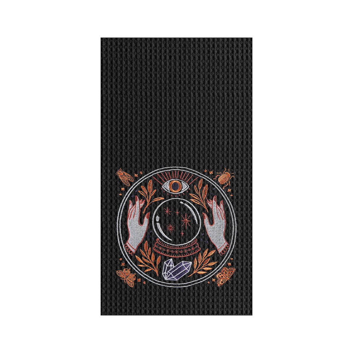 Magic Crystal Ball Waffle Weave Kitchen Towel