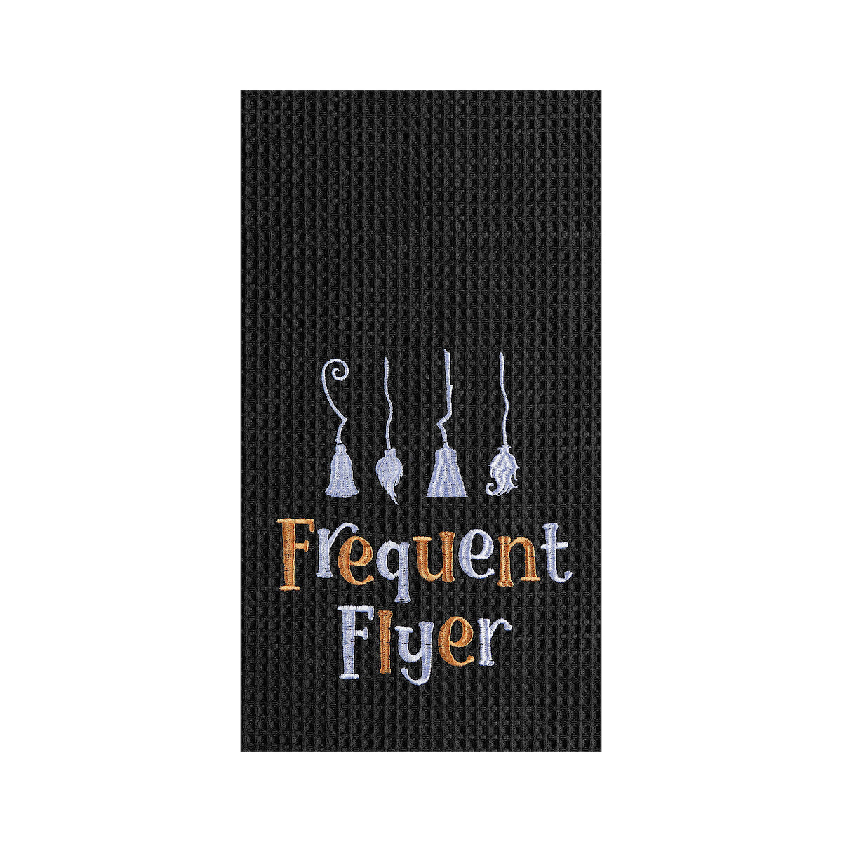 Frequent Flyer Waffle Weave Kitchen Towel