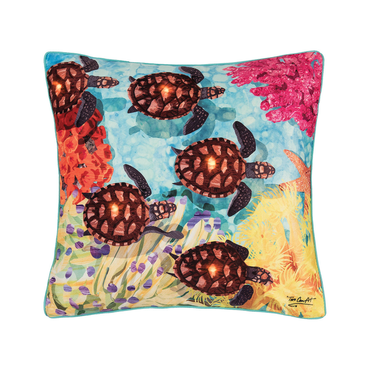 Baby Turtle LED Pillow