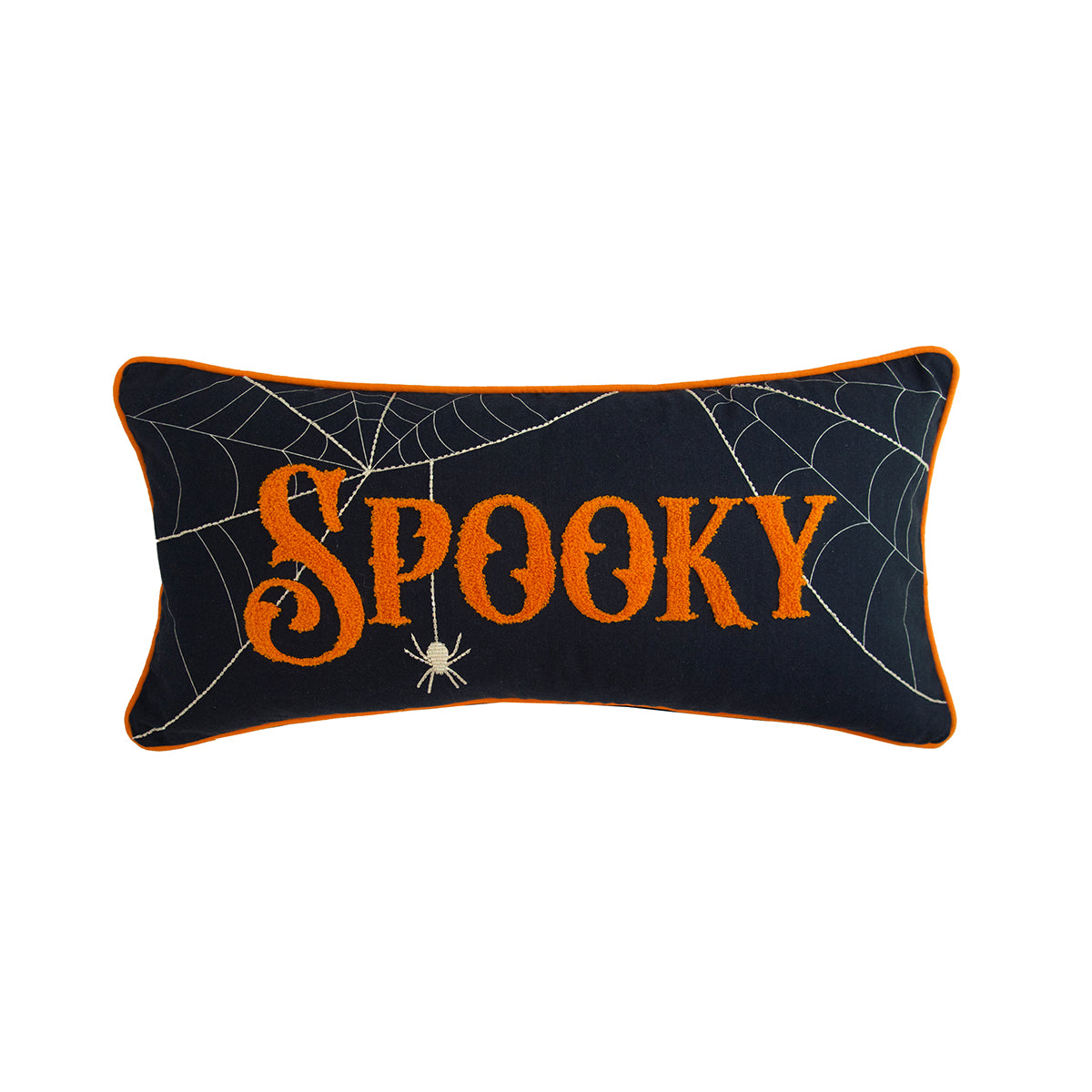 12in. x 24in. Spooky Spider Web Pillow