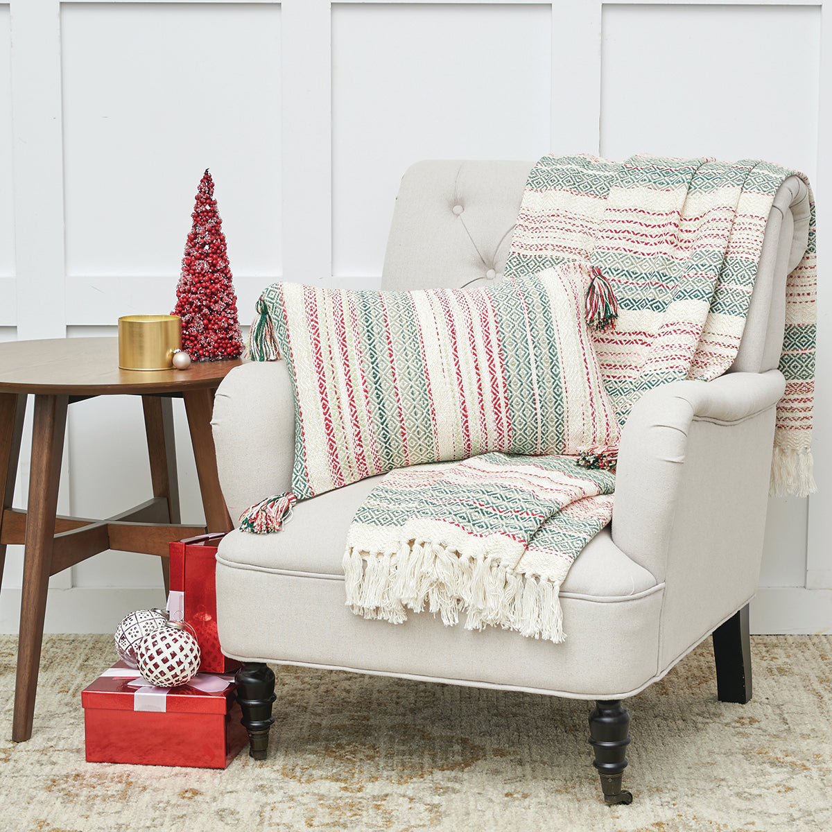 Cozy Nordic Christmas Pillow