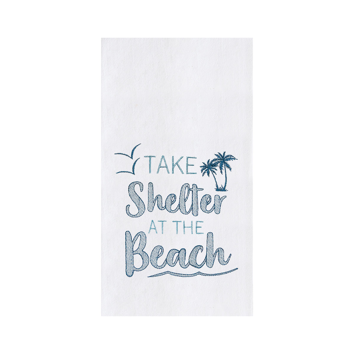 Take Shelter At The Beach Kitchen Towel