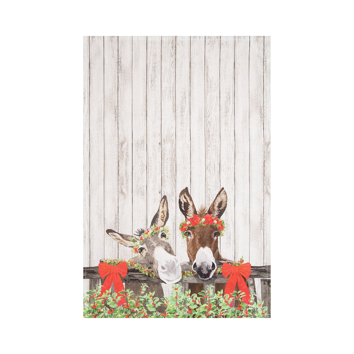 Christmas Donkey Printed Kitchen Towel