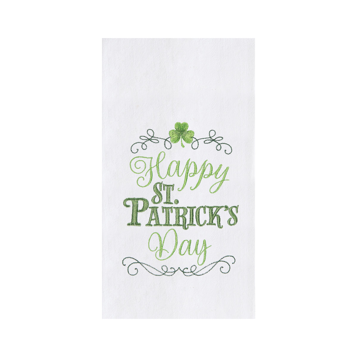 Happy St. Patrick's Day Flour Sack Kitchen Towel