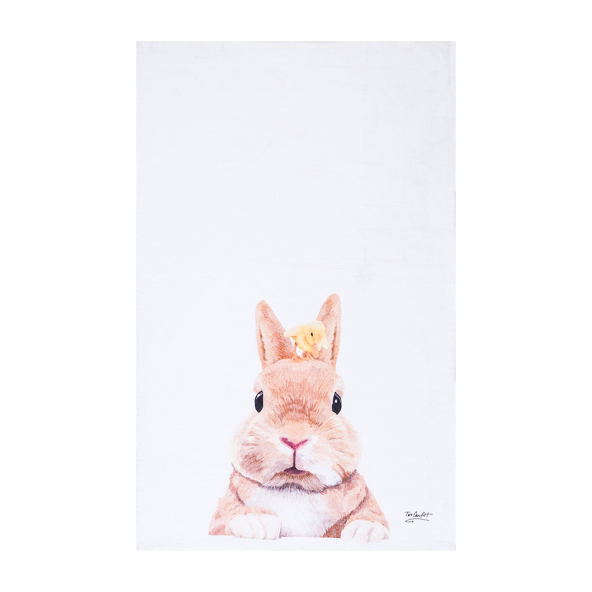 Bunny & Duckling Printed Kitchen Towel