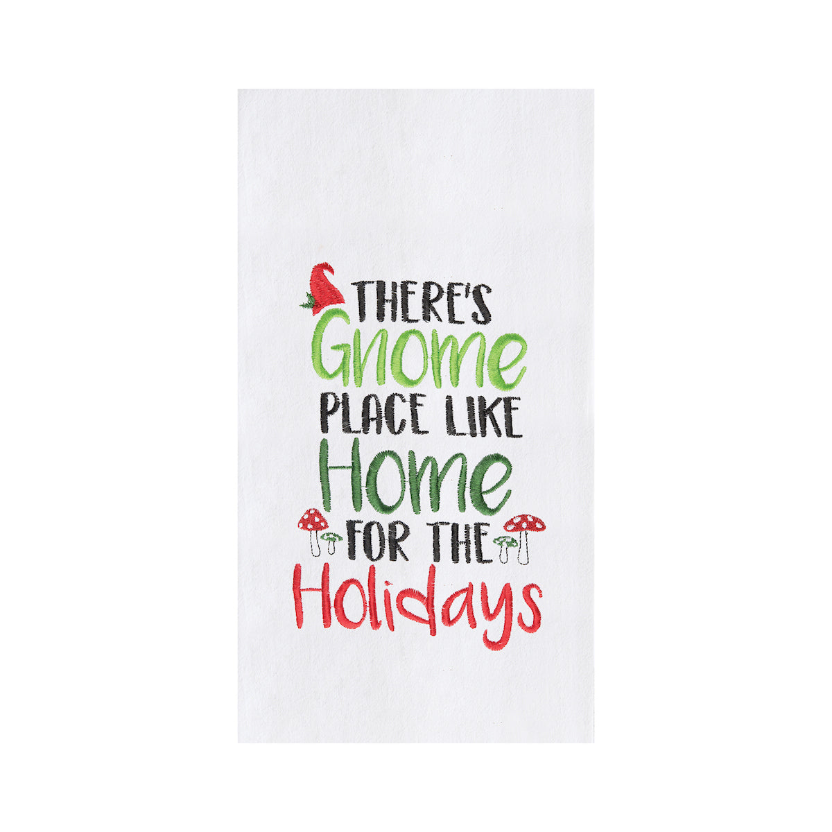 Gnome For The Holidays Kitchen Towel