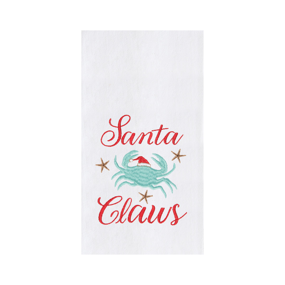 Santa Claws Flour Sack Kitchen Towel