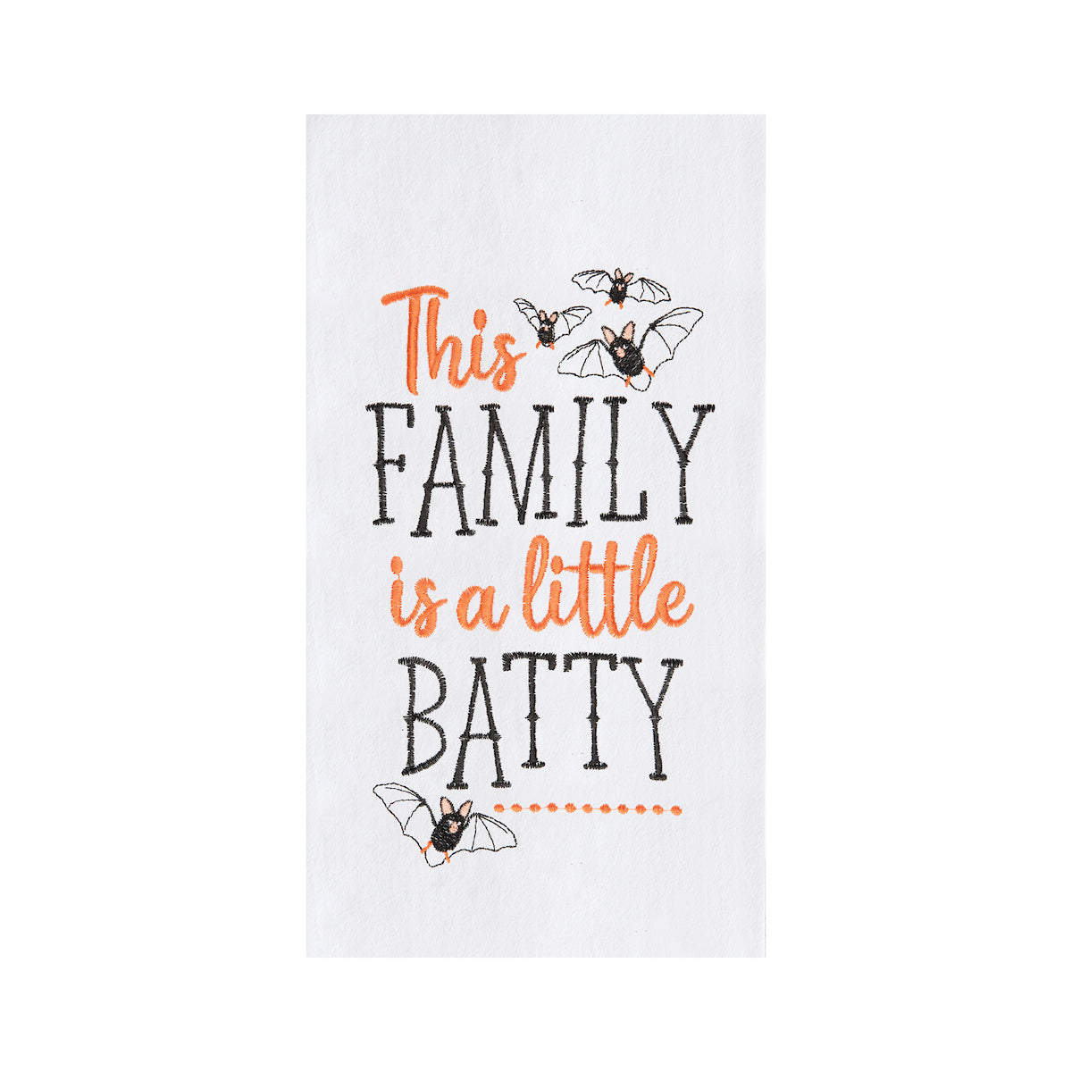 Batty Family Flour Sack Kitchen Towel