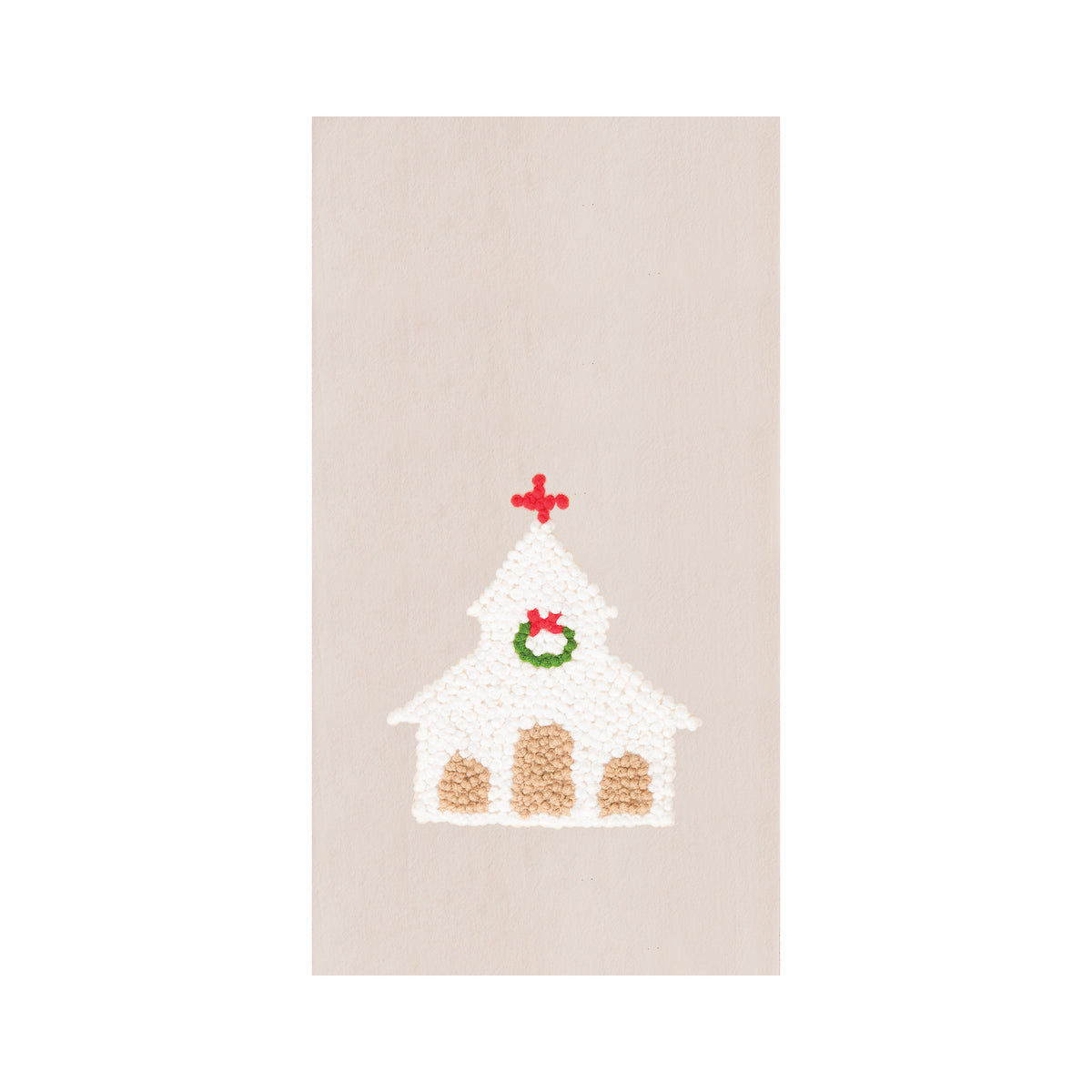 Church French Knot Kitchen Towel