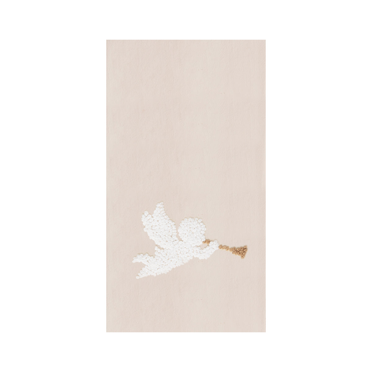 Singing Angel French Knot Kitchen Towel