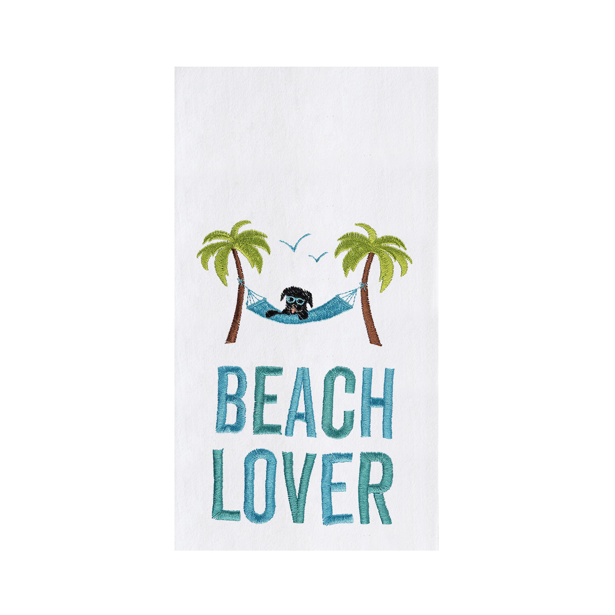 Beach Lover Flour Sack Kitchen Towel