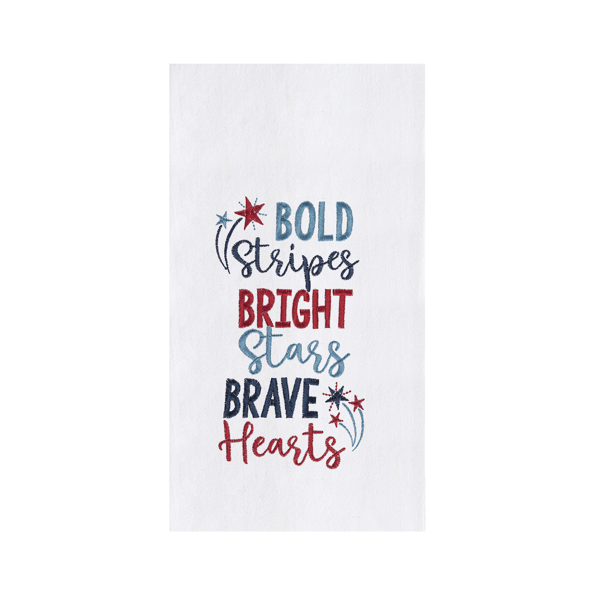 Bold, Bright & Brave Flour Sack Kitchen Towel