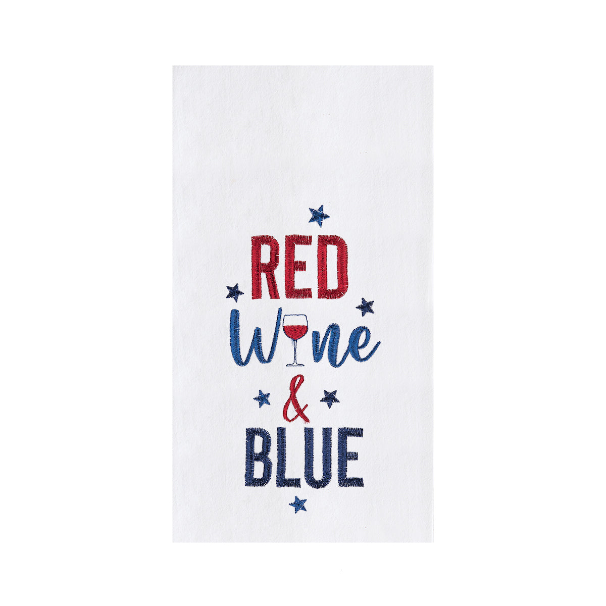 Red, Wine & Blue Flour Sack Kitchen Towel
