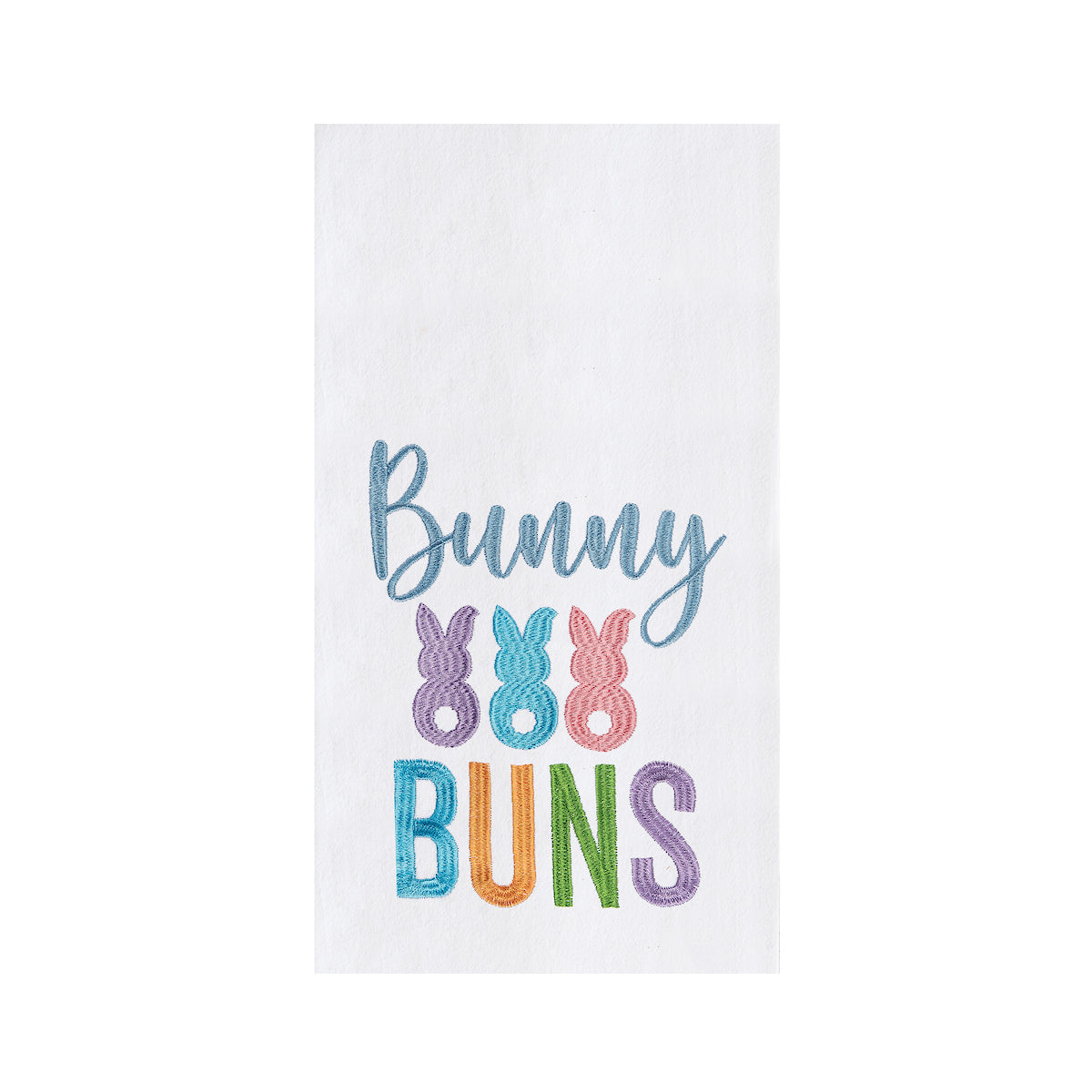 Bunny Buns Spring Flour Sack Kitchen Towel