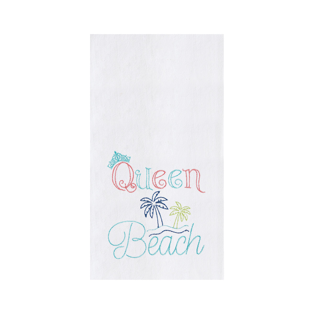 Queen Beach Flour Sack Kitchen Towel