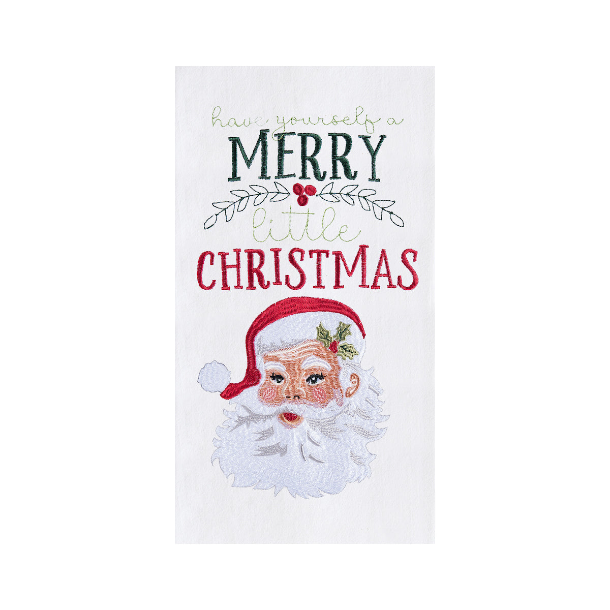 Merry Little Christmas Flour Sack Kitchen Towel