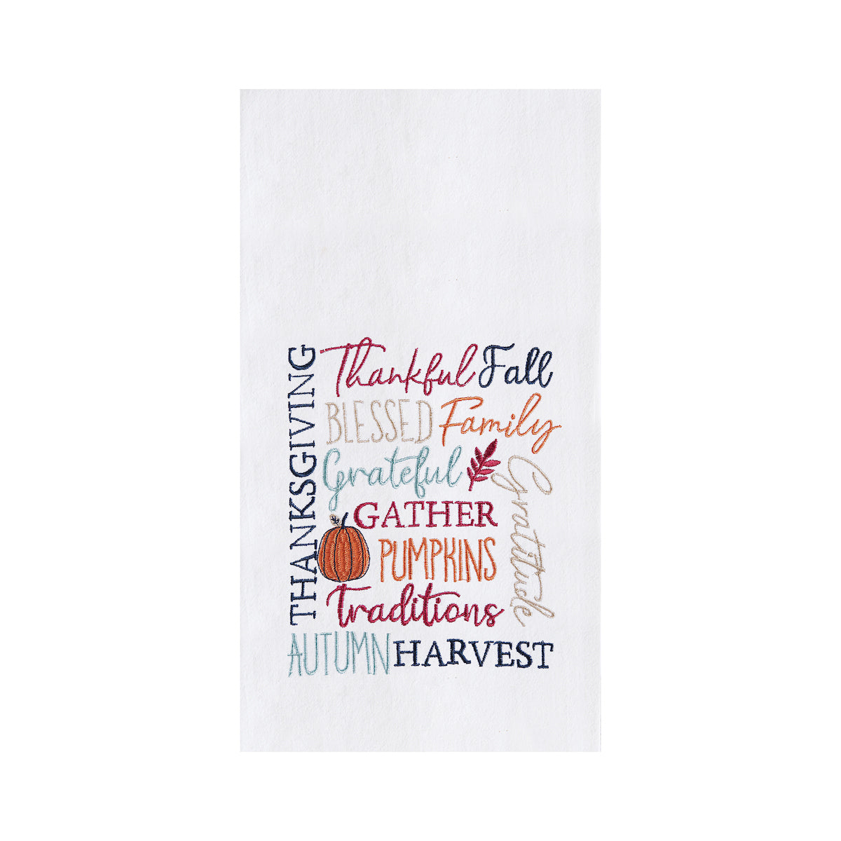 Fall Font Flour Sack Kitchen Towel