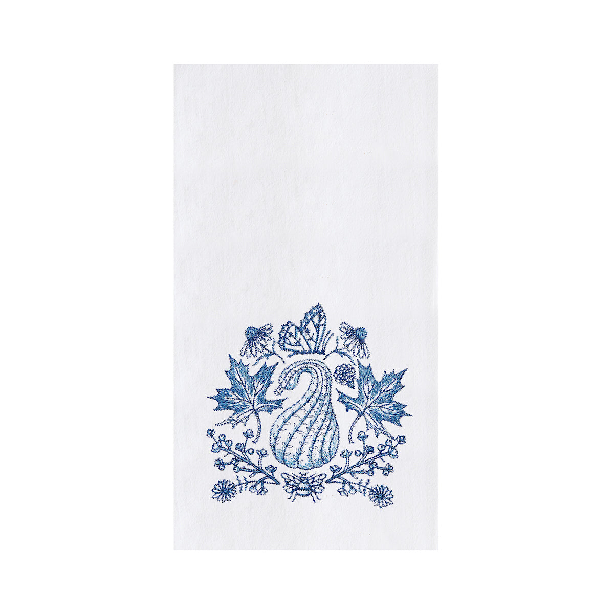 Blue Harvest Gourd Flour Sack Kitchen Towel