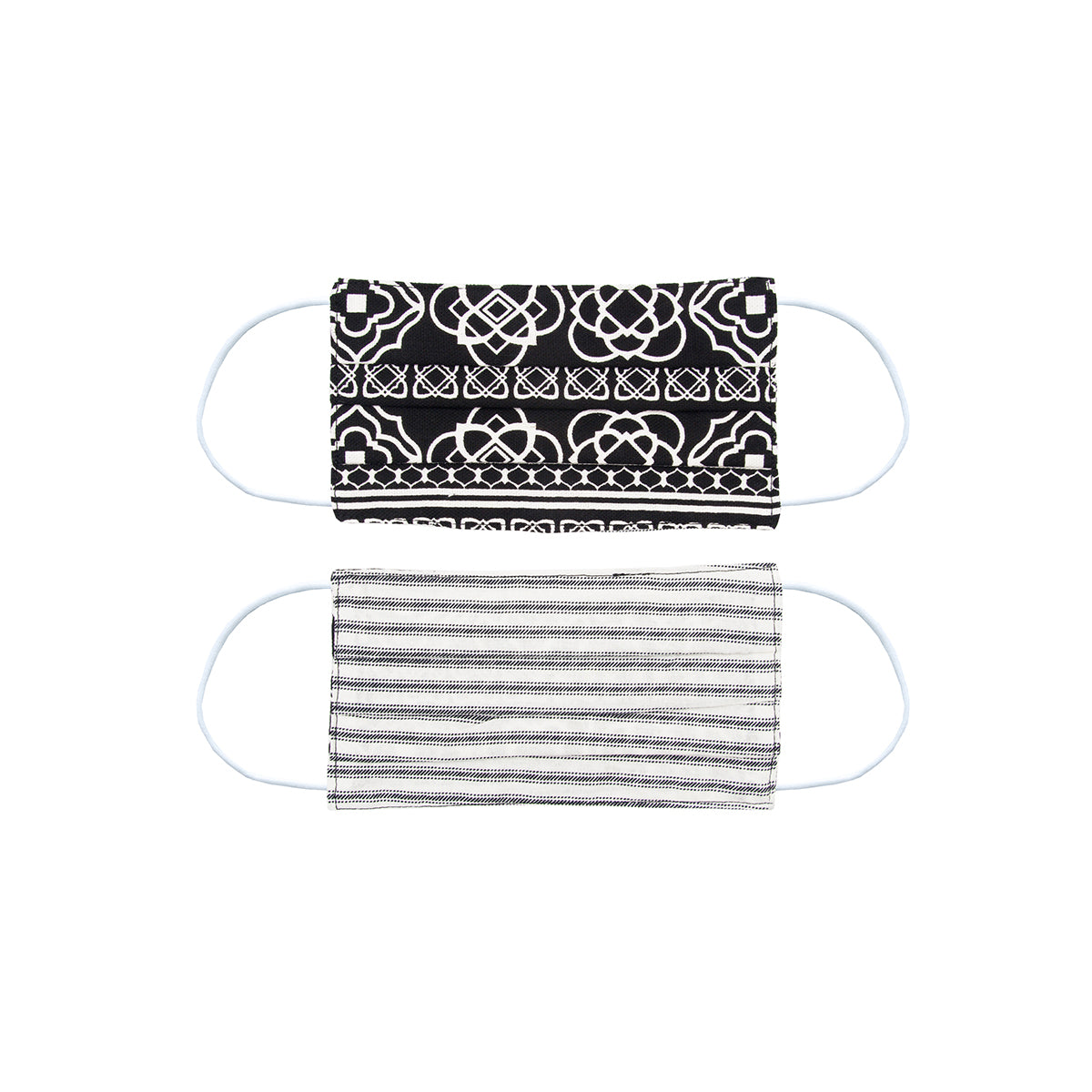 Black Tile Cotton Face Covering
