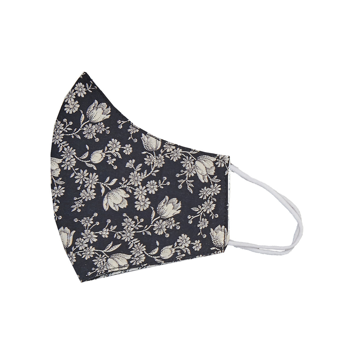 Black Calico Shaped Face Covering