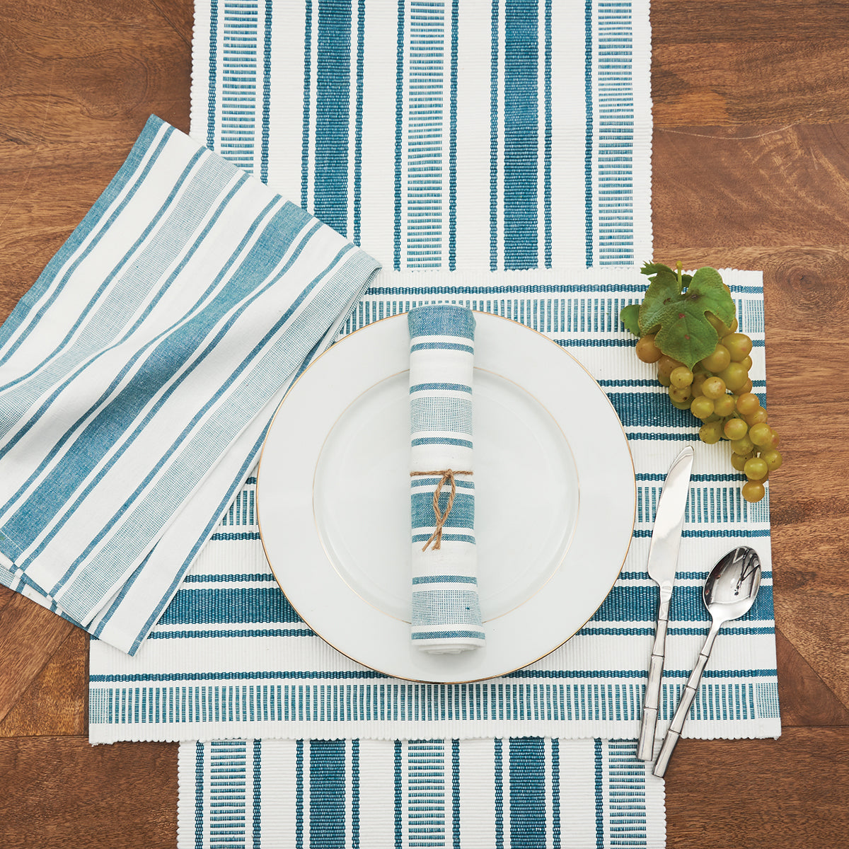 Chandler Stripe Table Linens