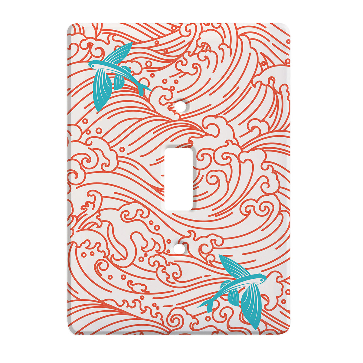 Coral Waves Switchplate