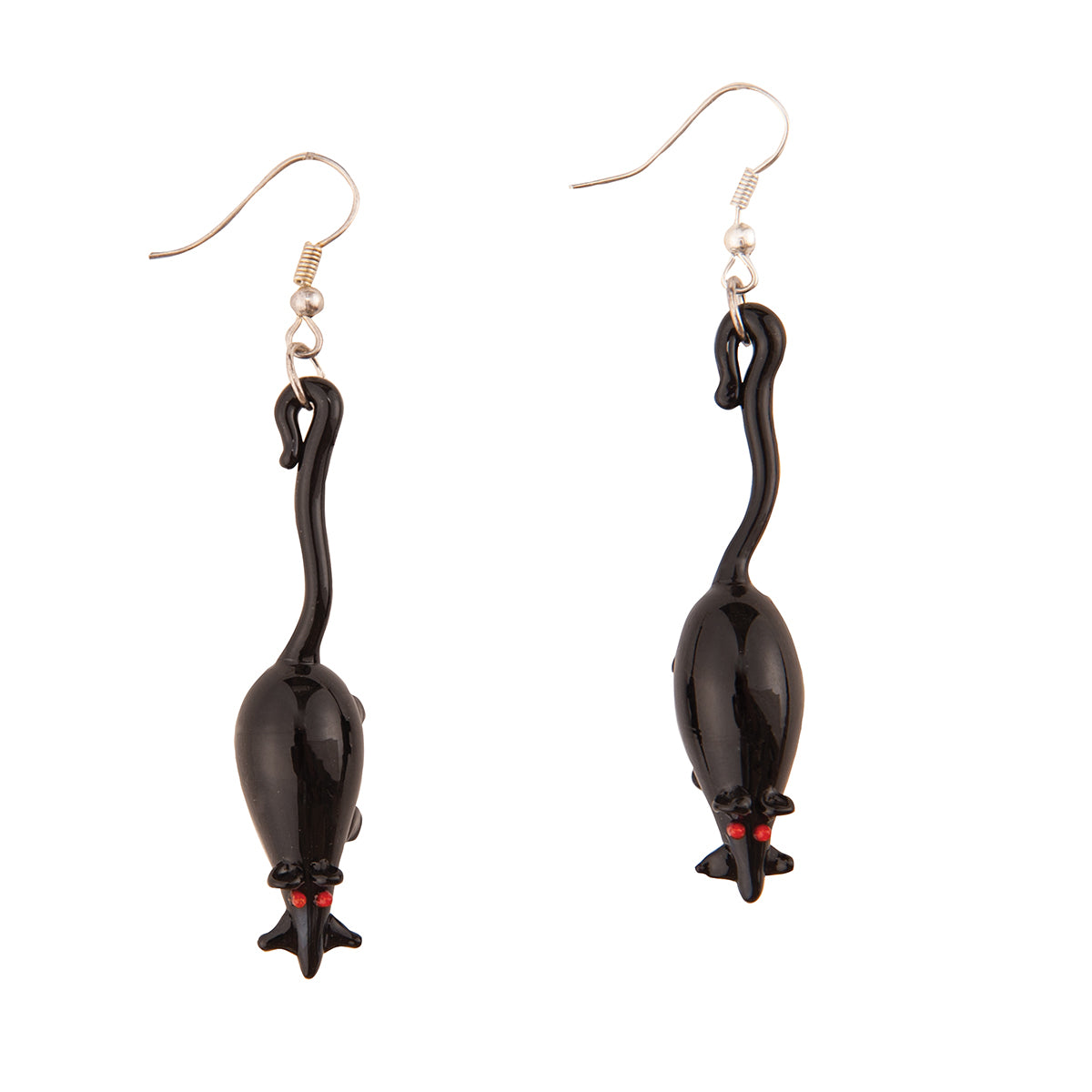 Artglass Rat Earrings