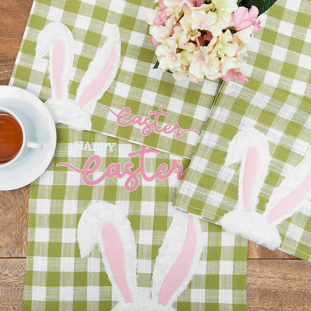 Easter Bunny Ears Table Linens