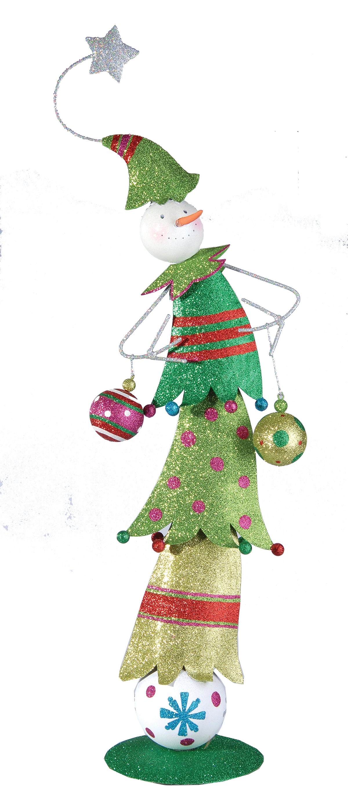 Snowman Tree Display