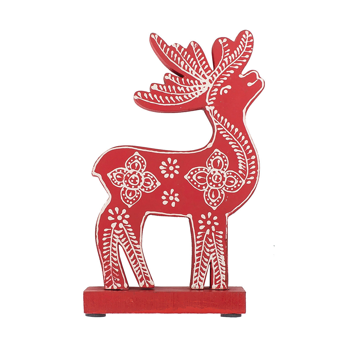 Small Red Northland Deer Figurine