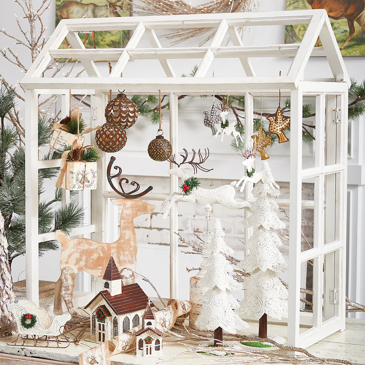 Windowpane Greenhouse Display