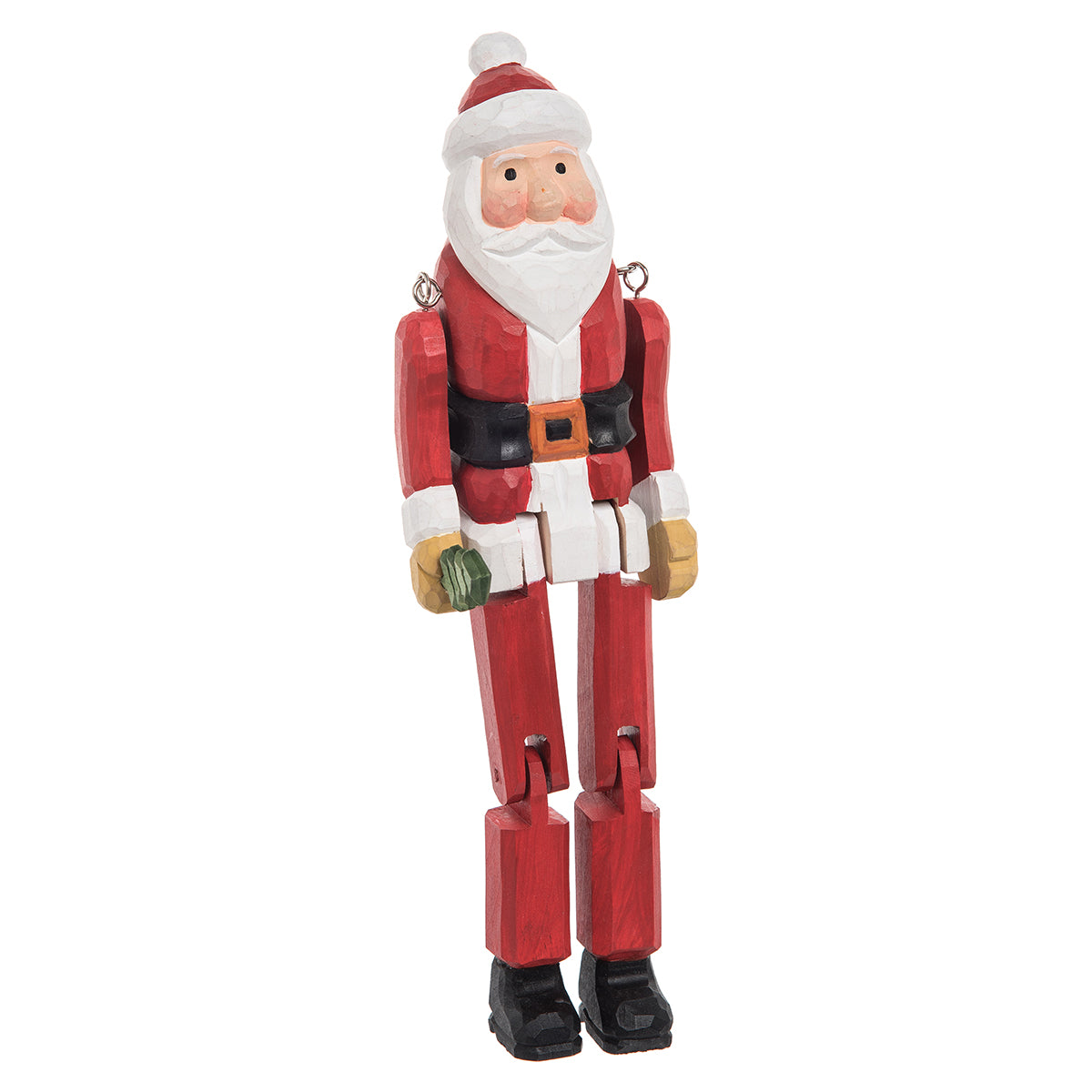 Carved Santa Figurine