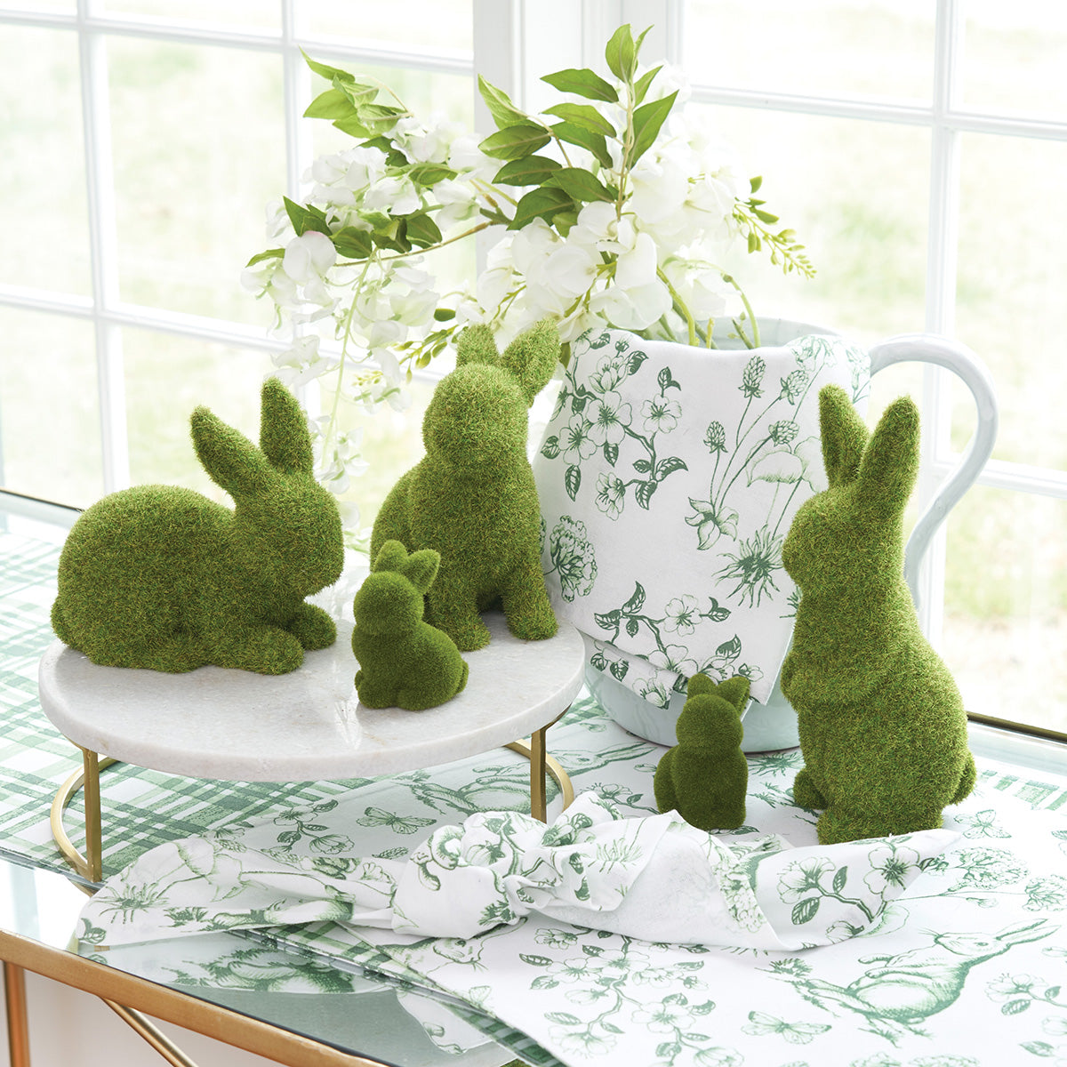 Moss Bunnies, Set of 12