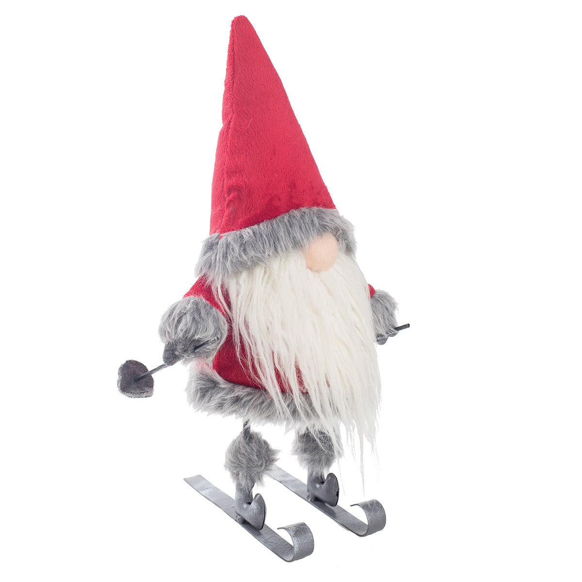 Red Gnome on Skis
