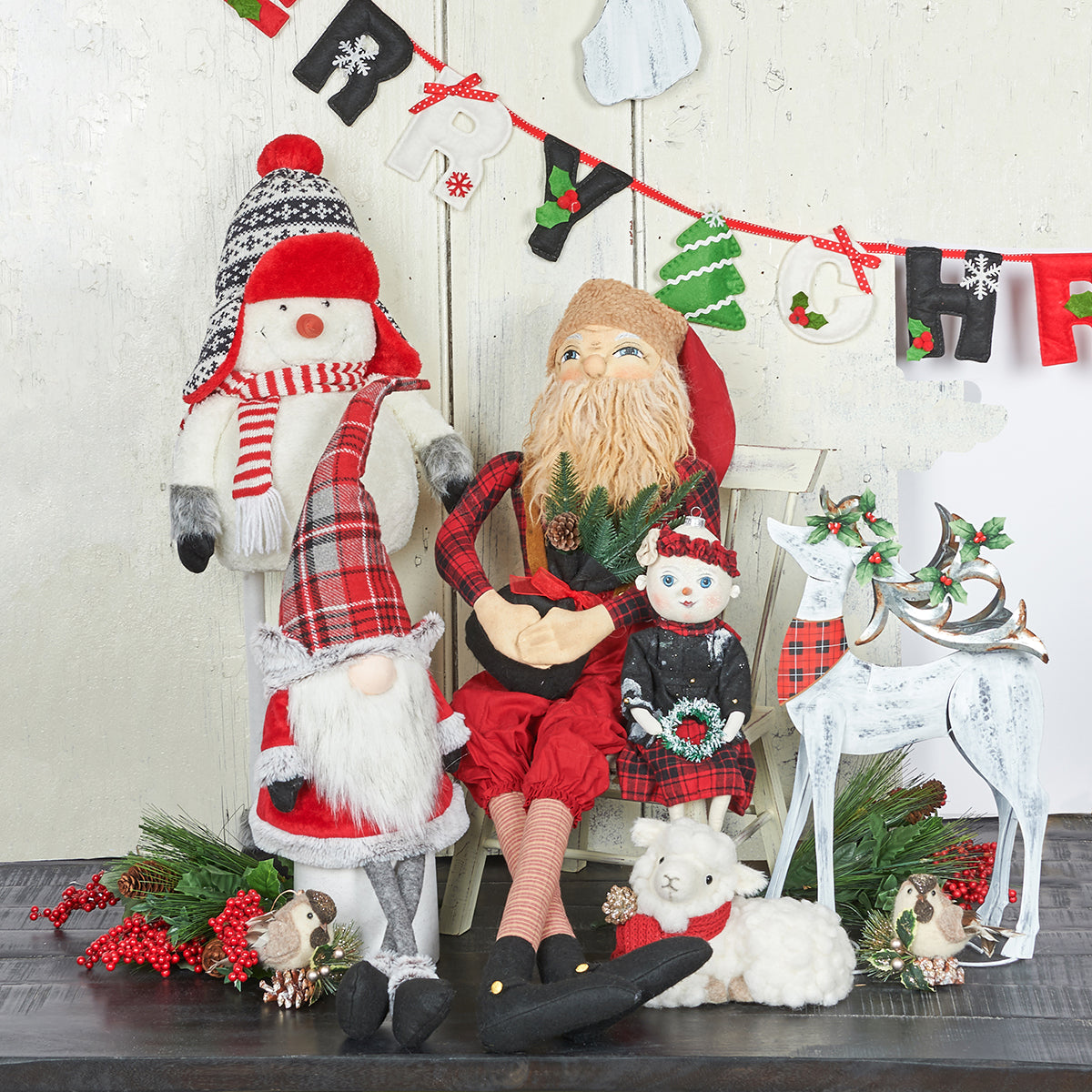 Franklin Bobbing Snowman Figurine