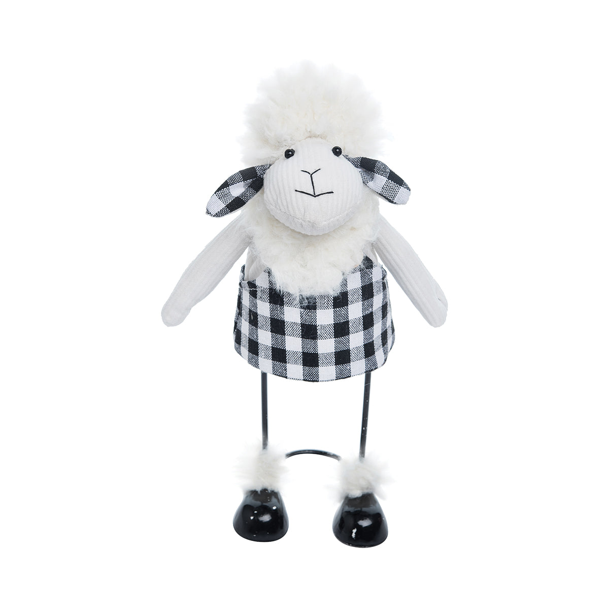 Curly Lamb Bobble Figurine
