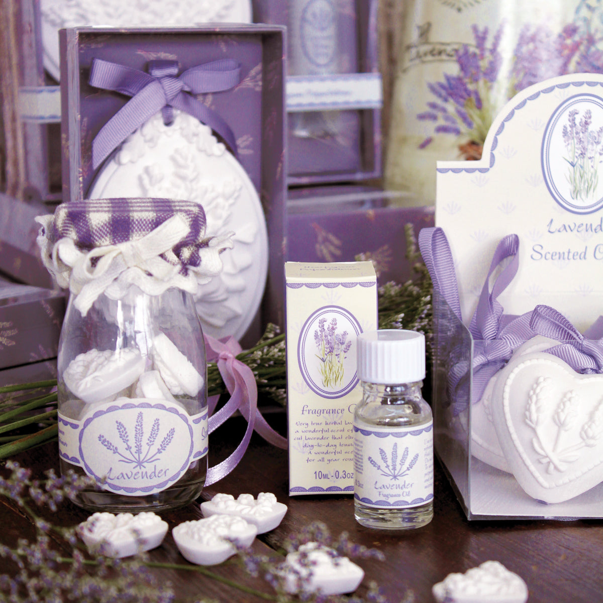 Lavender Scented Hearts in Jar