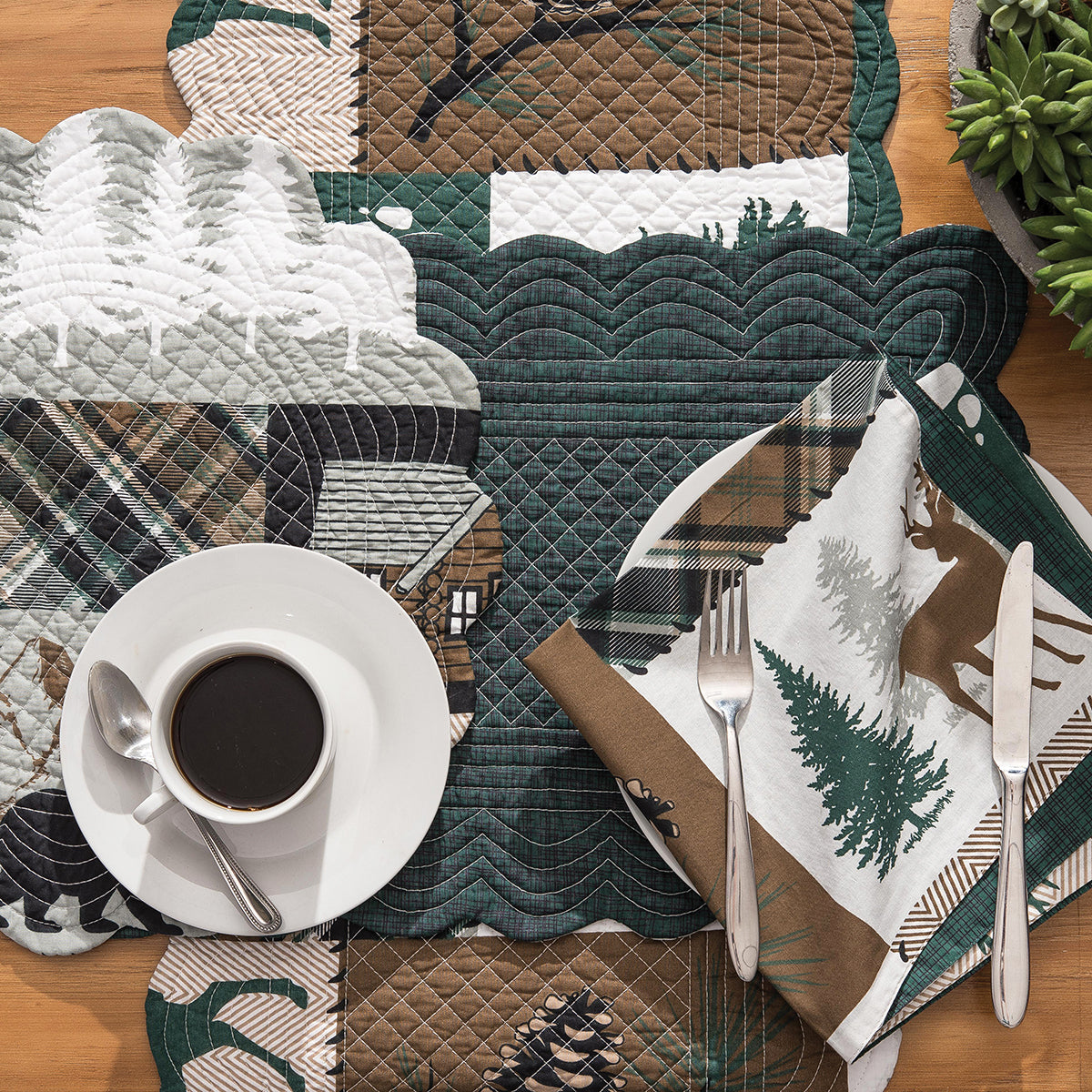 Fletcher Forest Table Linens