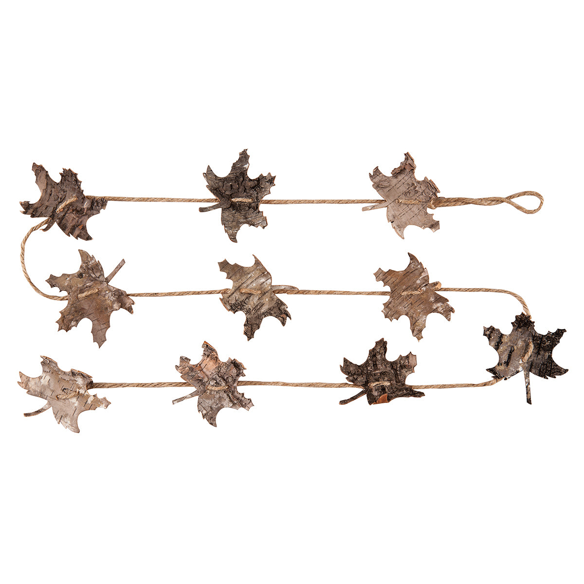 Birch Oak Leaf Garland